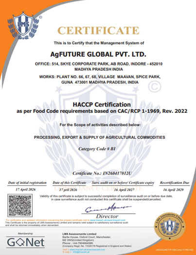 FIEO Certificate